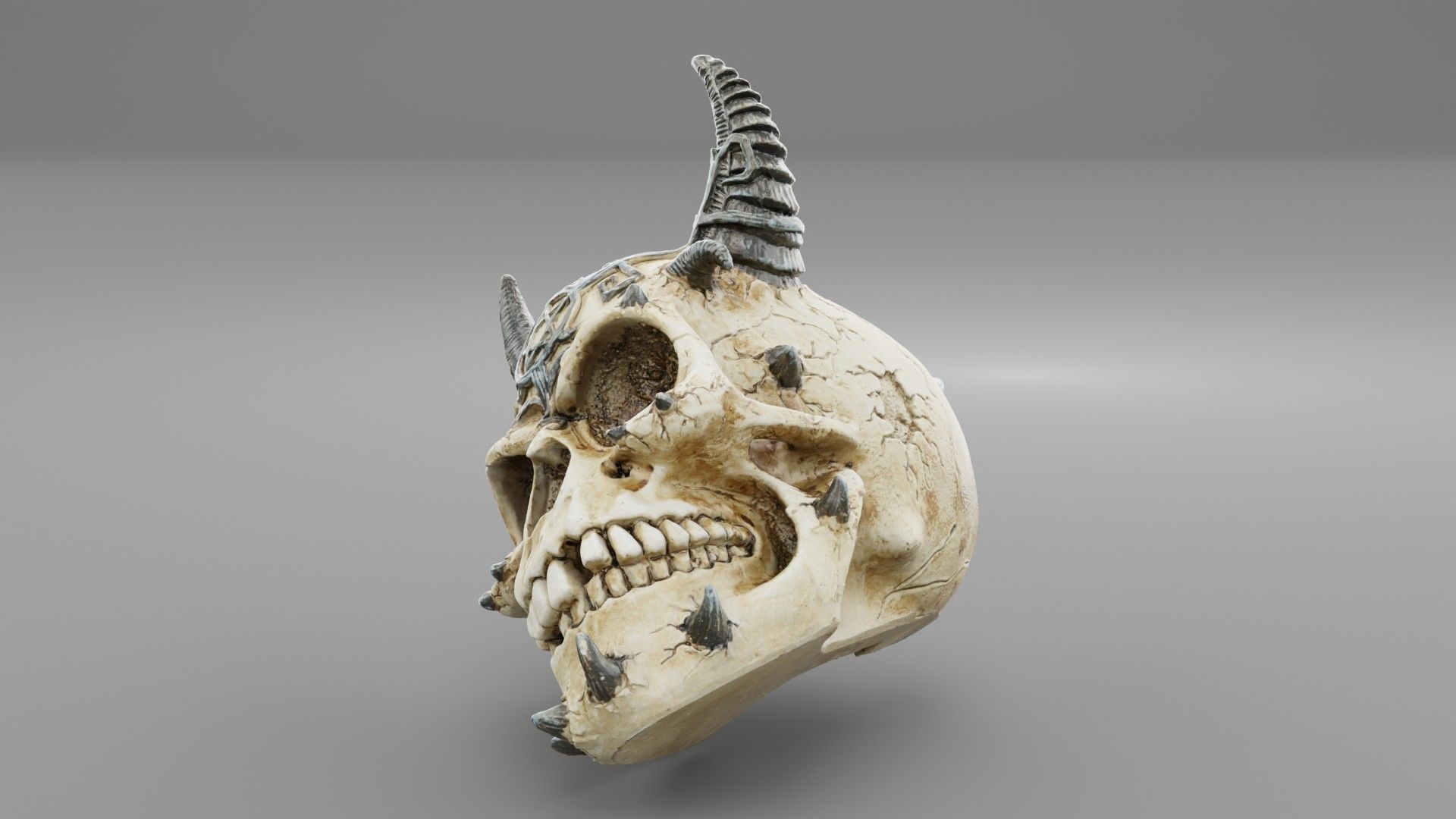 Skull of Satan high-poly  3D model_11