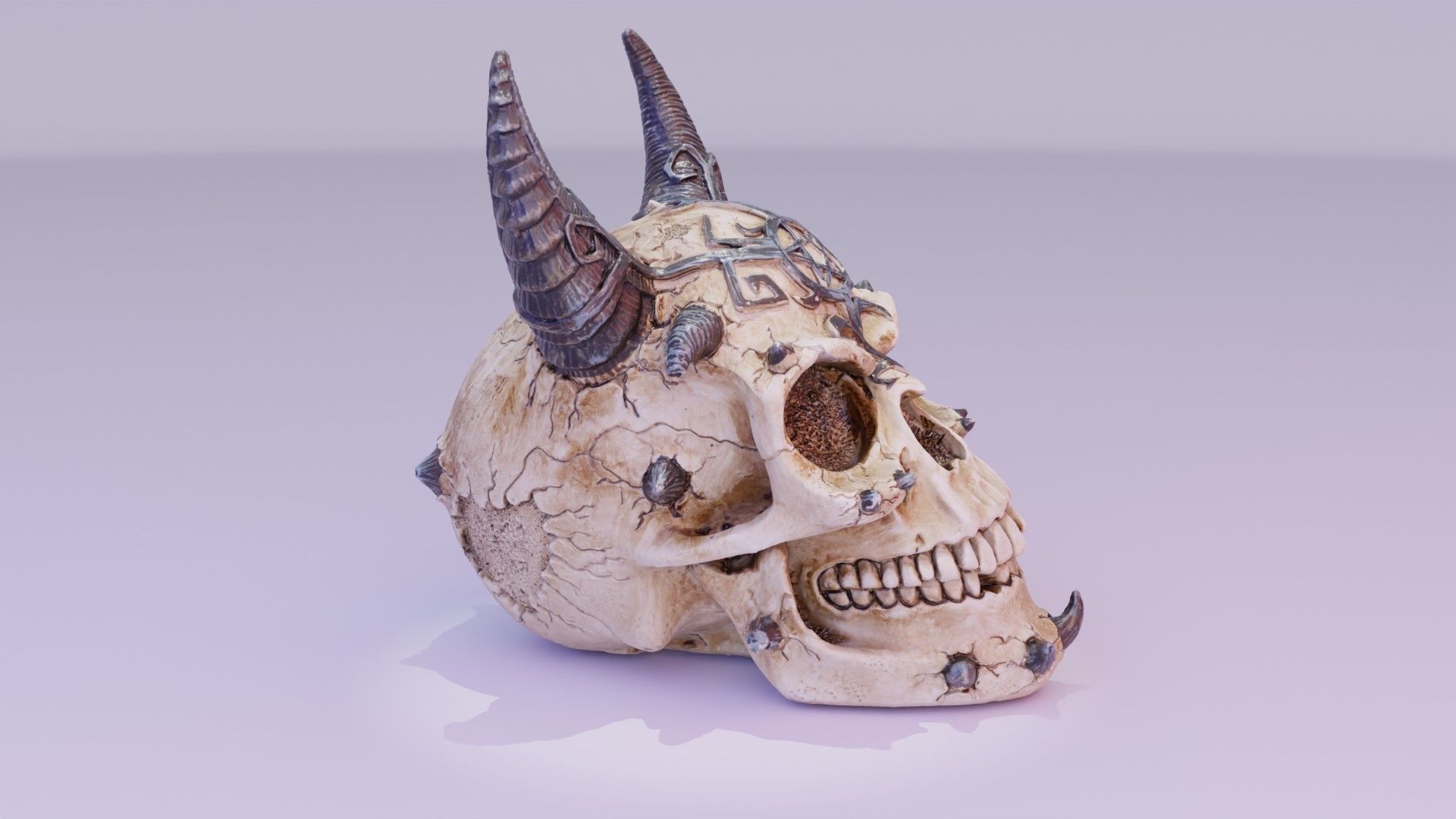 Skull of Satan high-poly  3D model_15