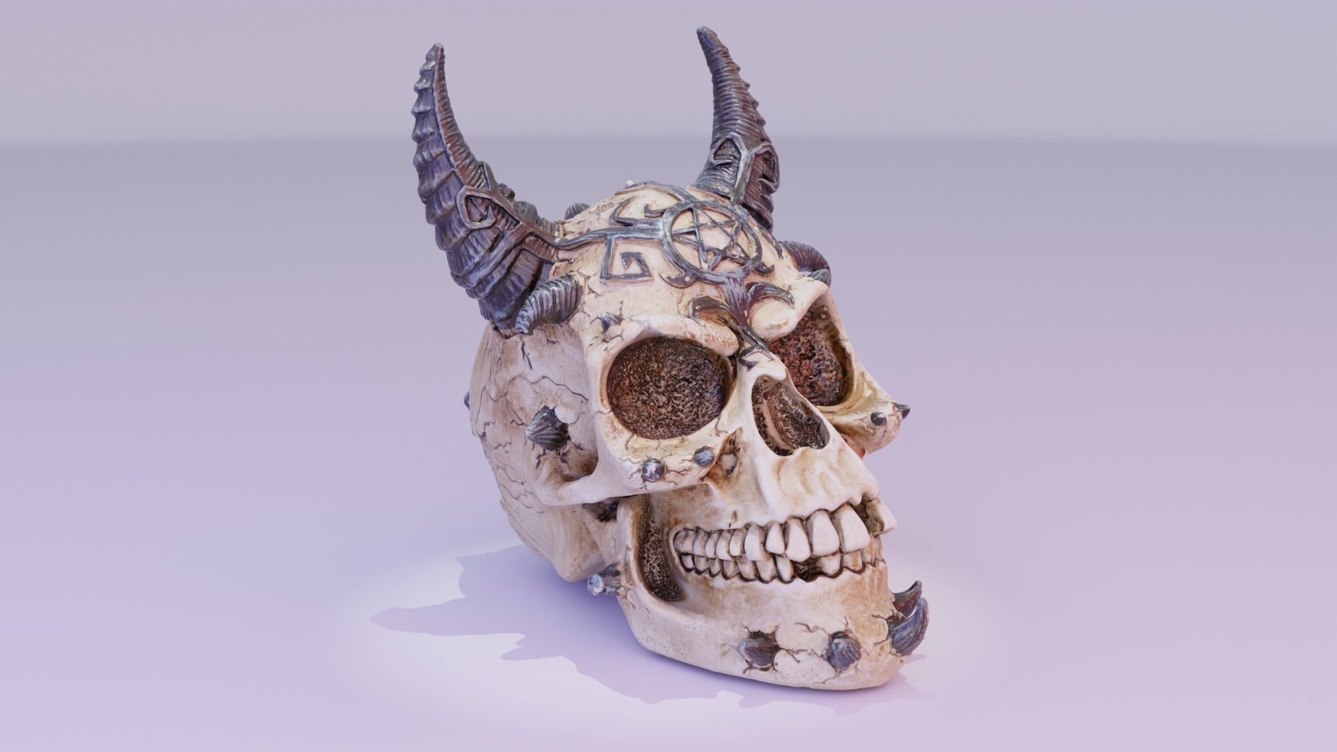 Skull of Satan high-poly  3D model_14