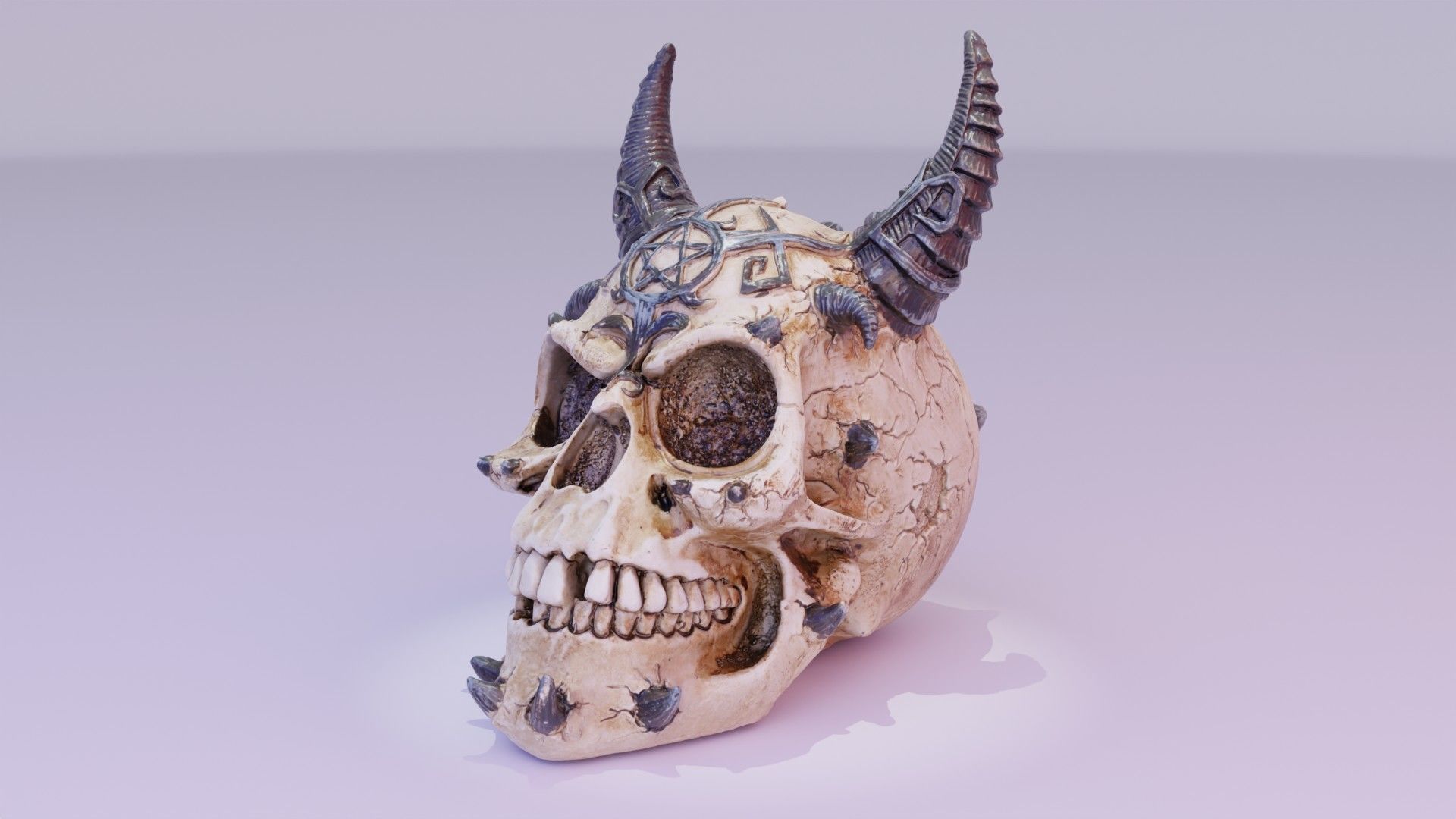 Skull of Satan high-poly  3D model_22
