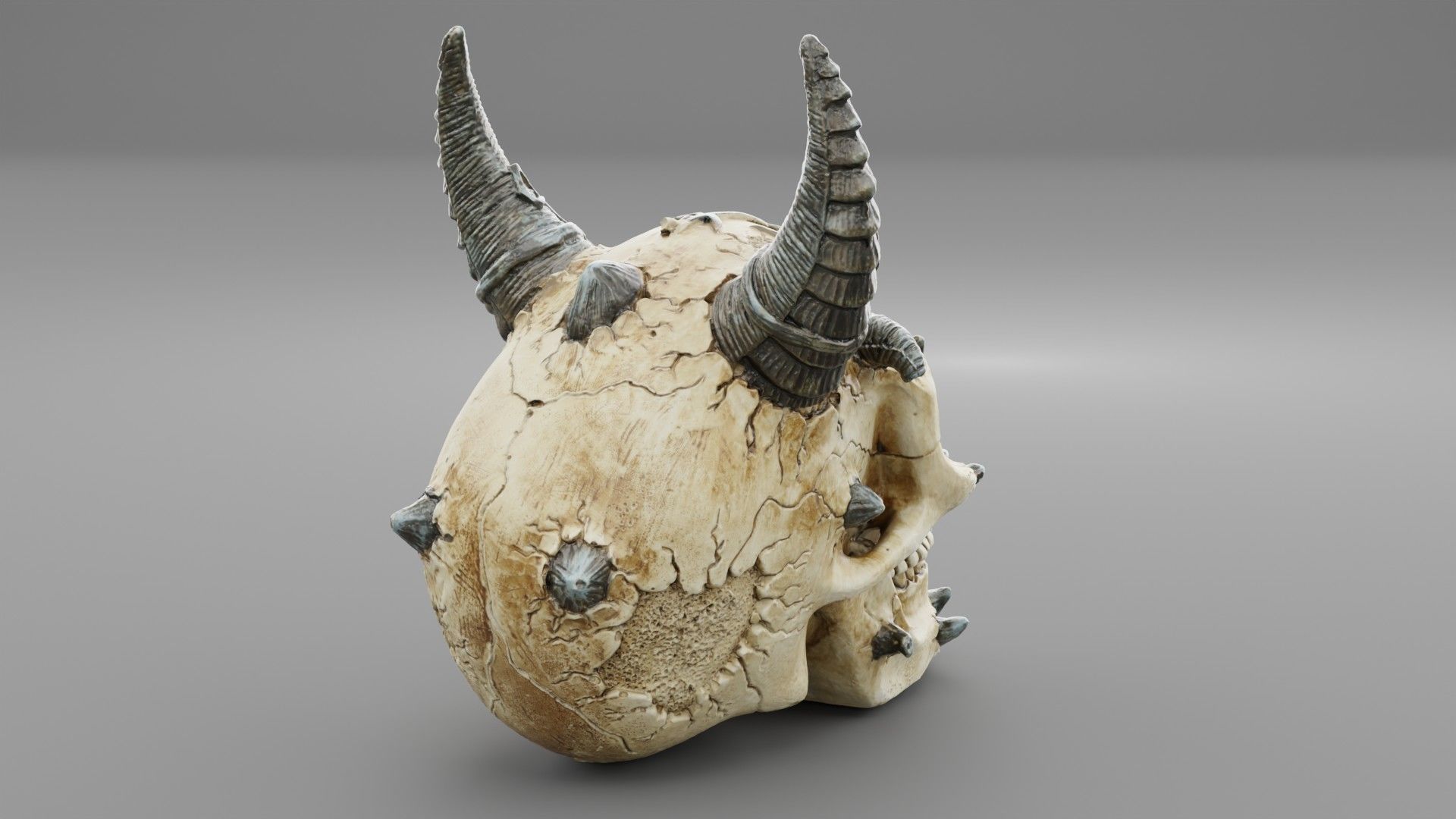 Skull of Satan high-poly  3D model_5
