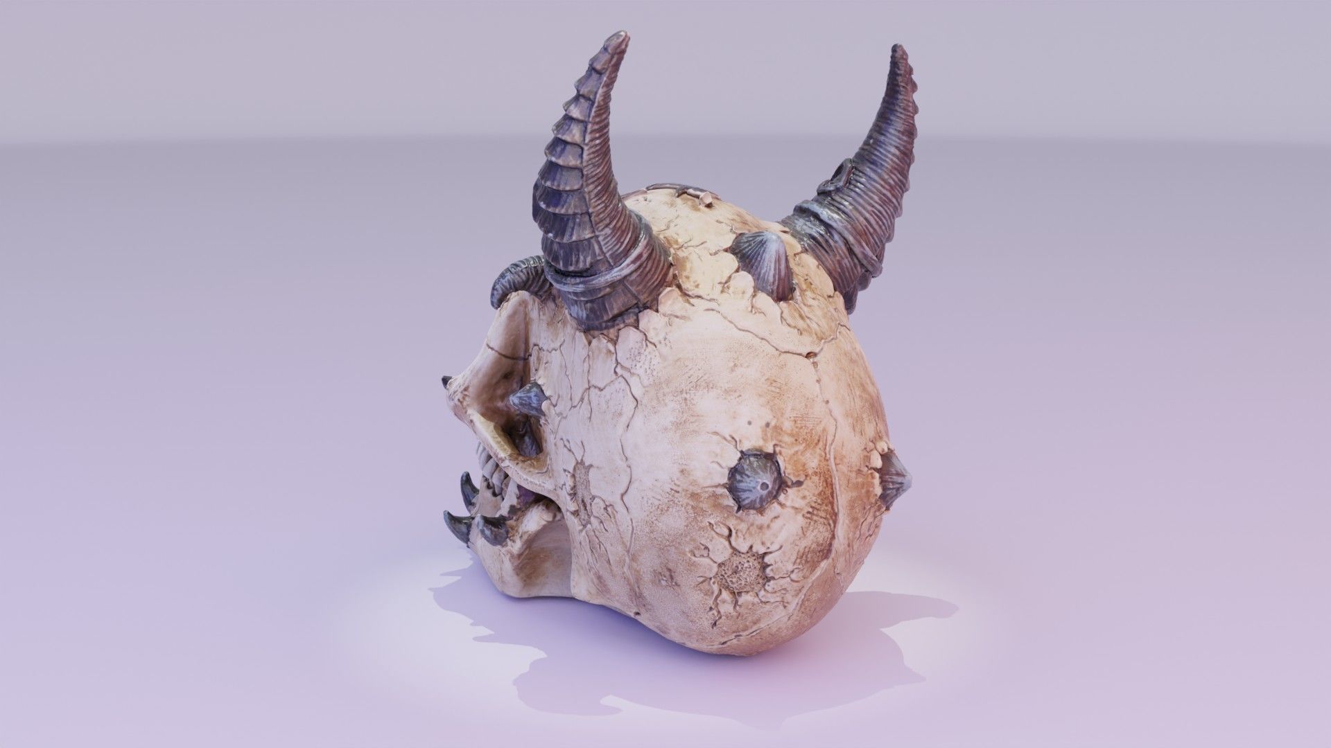 Skull of Satan high-poly  3D model_19
