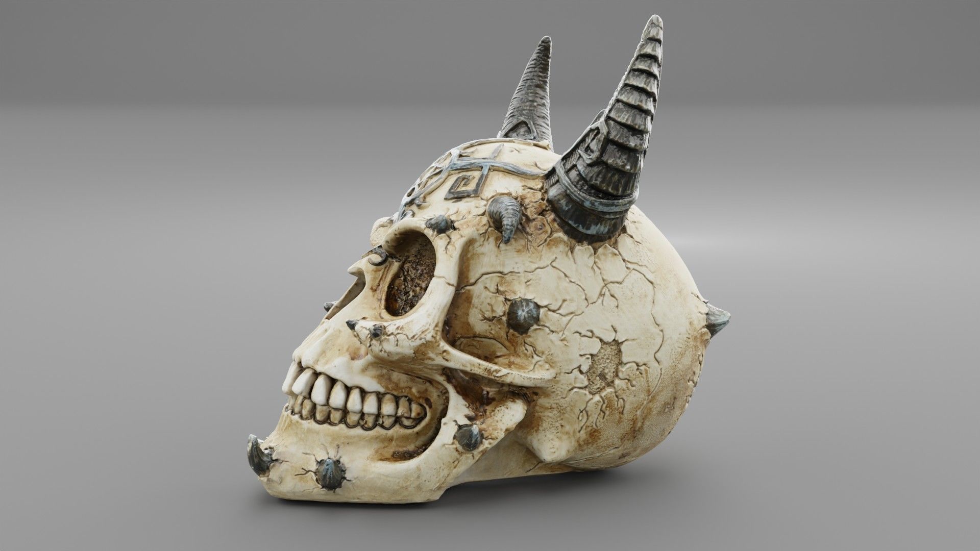 Skull of Satan high-poly  3D model_9