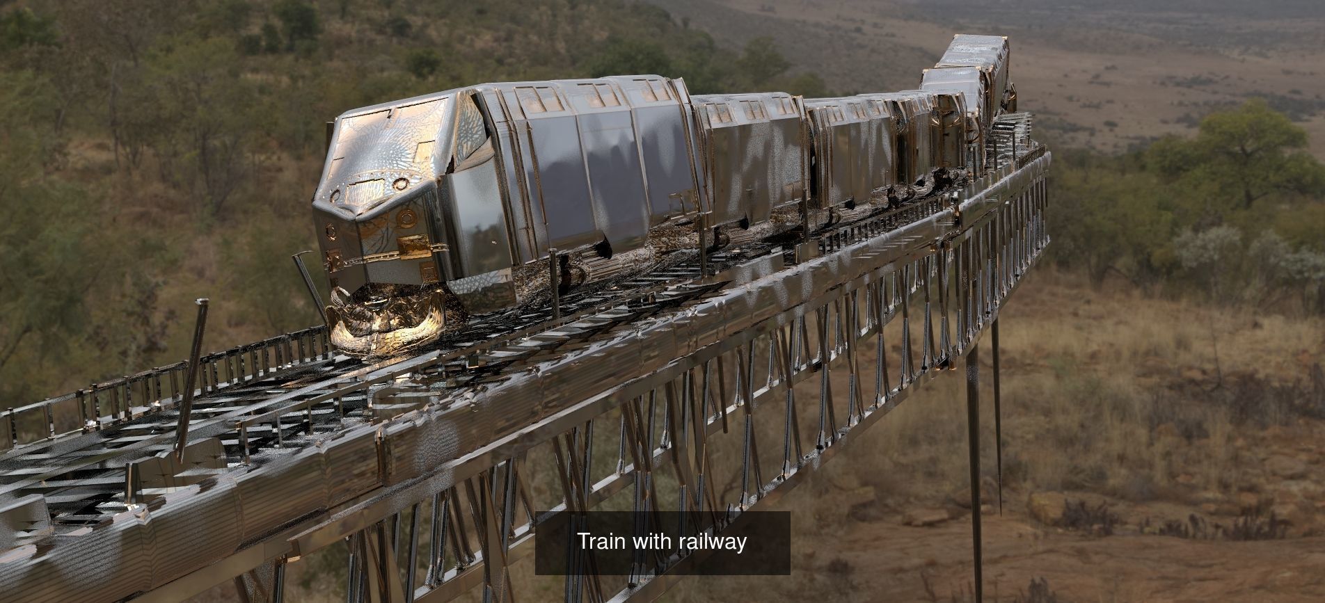 Train sci fi track collection 1 _1