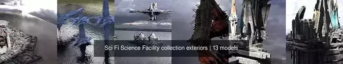 Sci Fi Science Facility collection exteriors 