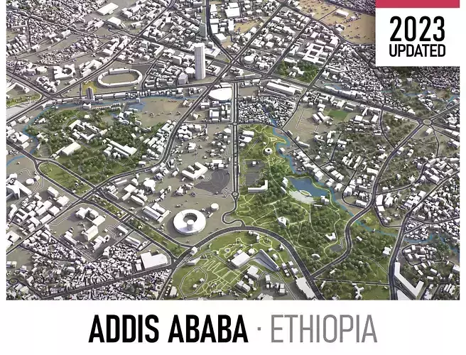 Addid Ababa - 3D City Model