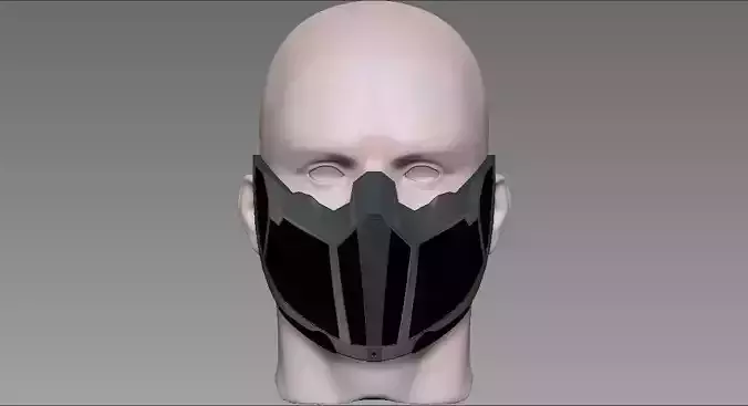 MKX SUB ZERO REVENANT MASK 3D print model