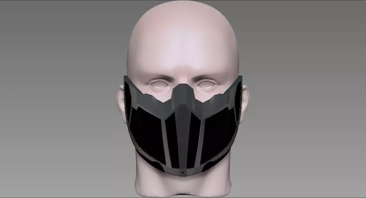 MKX SUB ZERO REVENANT MASK 3D print model_0