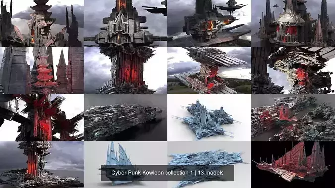 Cyber Punk Kowloon collection 1 