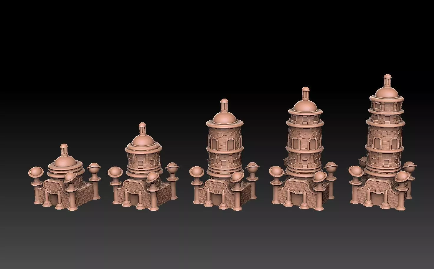 Heroes of Might and Magic 3 Castle Mage Guild 3D print model_0