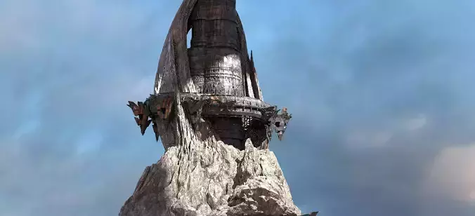 Wheel of time Cliffs 2 3D model