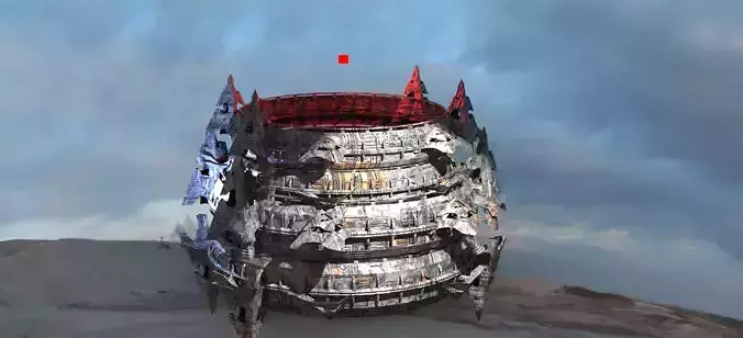 Giant Mech Tech wheel 3 3D model