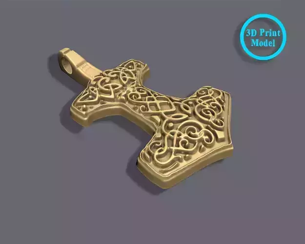  Griffin Thors  Hammer pendant symbol