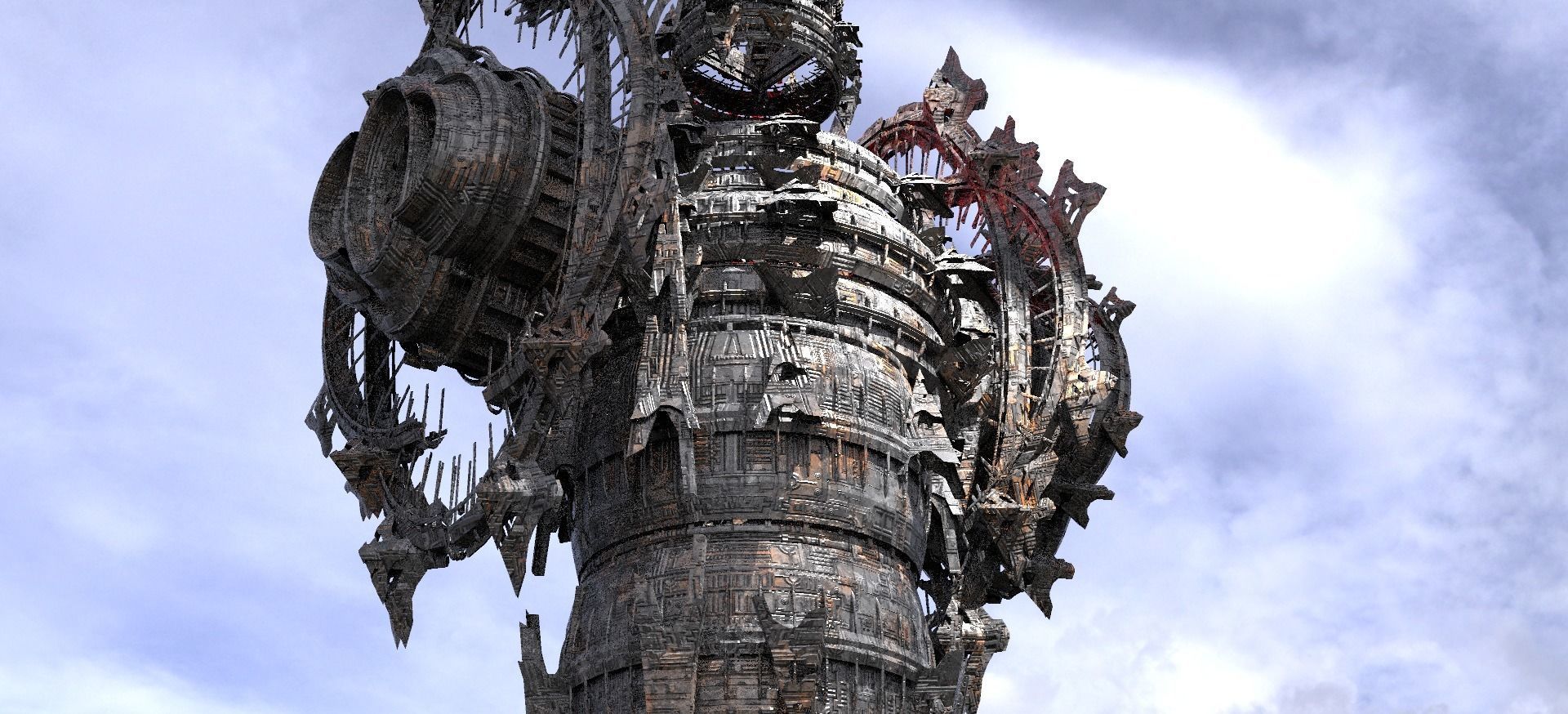 Dark Wraith Giant Mech Tower 2 3D model_2