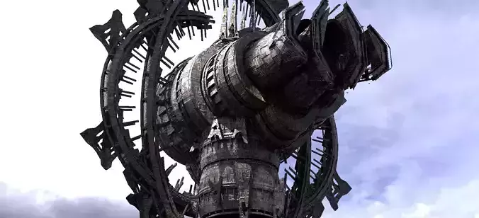 Dark Wraith Mountain Wheel 3D model