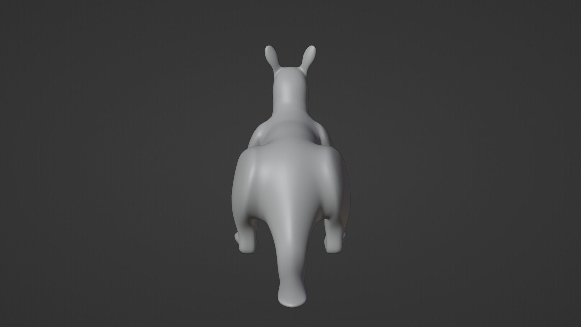 Kangaroo Toy Brown Stuffed 3D model_16