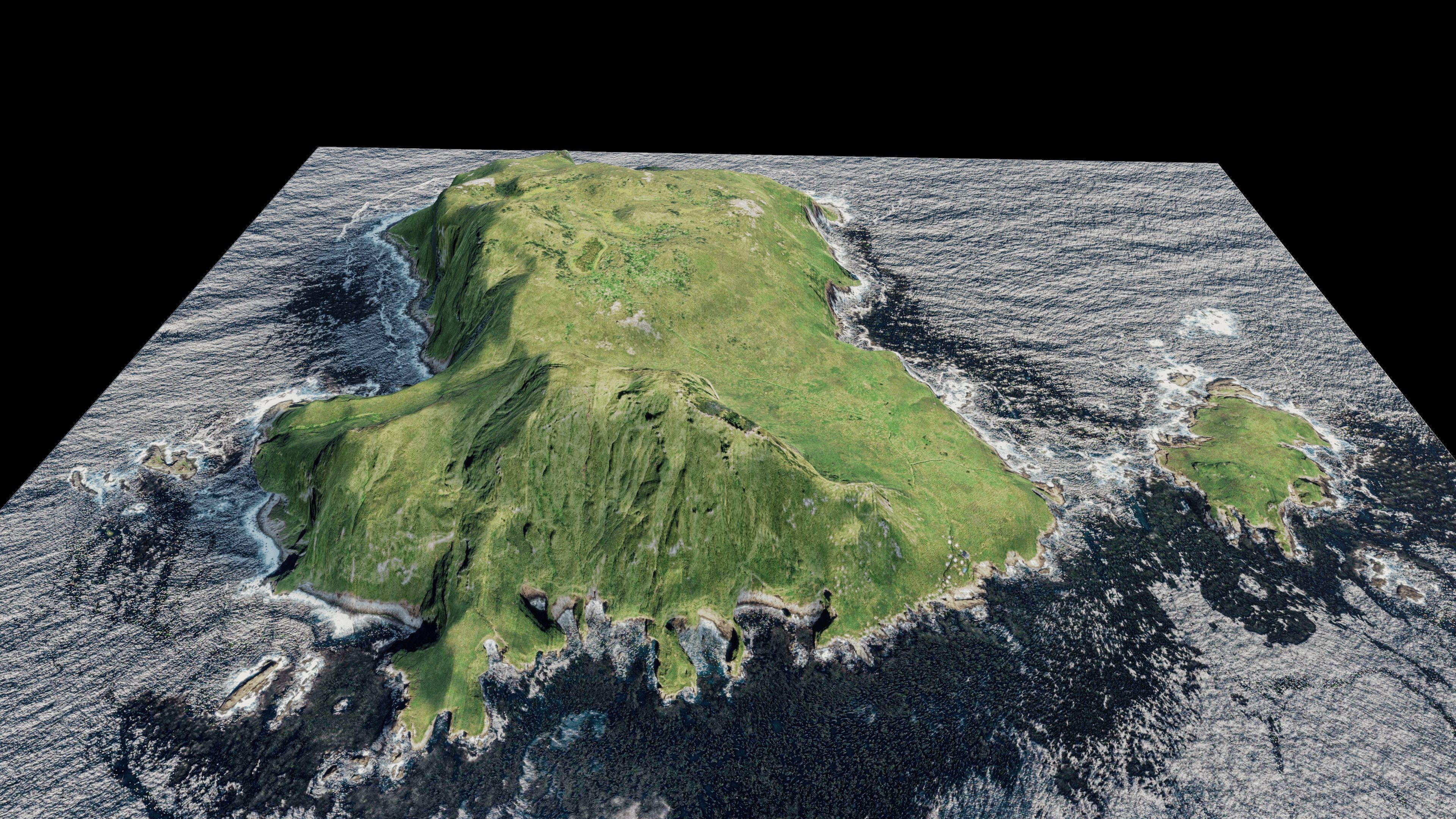 Nightingale Island 3d Model Terrain 3D model_5