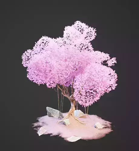 Customizable Stylized Fantasy Tree