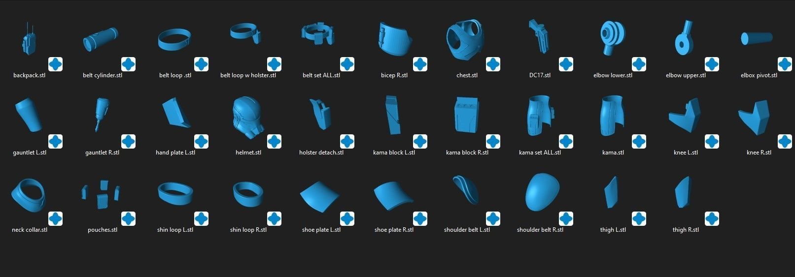 Bad Batch S2 - Echo One12 Scale Custom 3D STL Files 3D print model_2