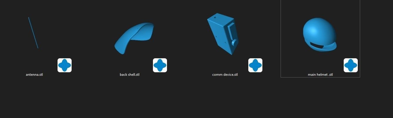 Death Star Trooper Full Size Props Helmet 3d Print Files 3D print model_1