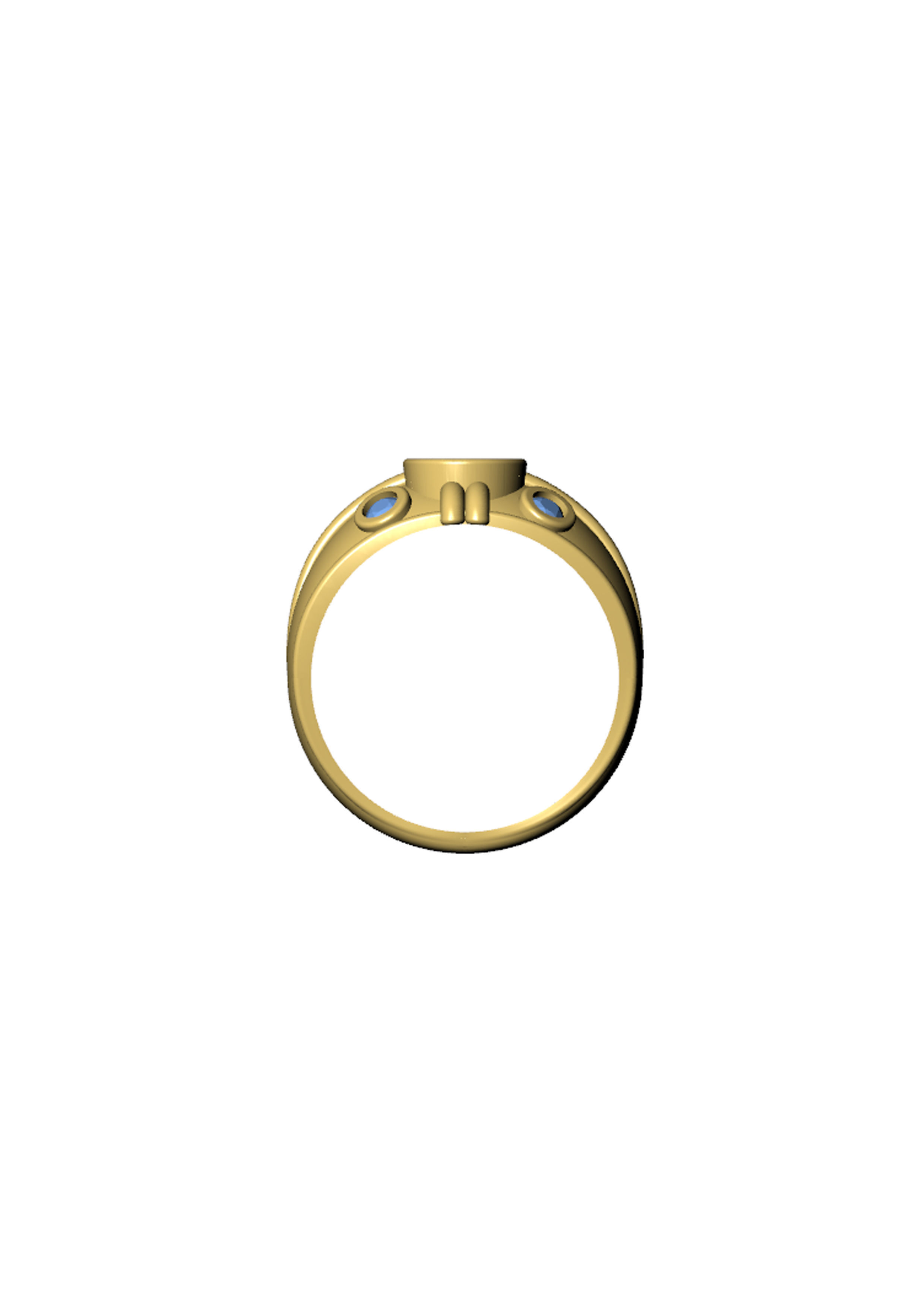 Diamond Ring 3D print model_1