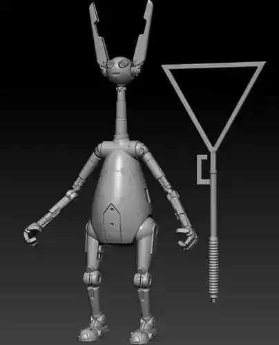 Ratcatcher LEP Droid One12 Scale Articulation 3D STL Files