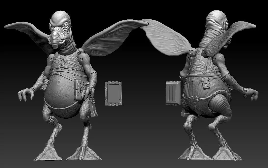 Watto One12 Scale Articulation 3D print STL files 3D print model_0