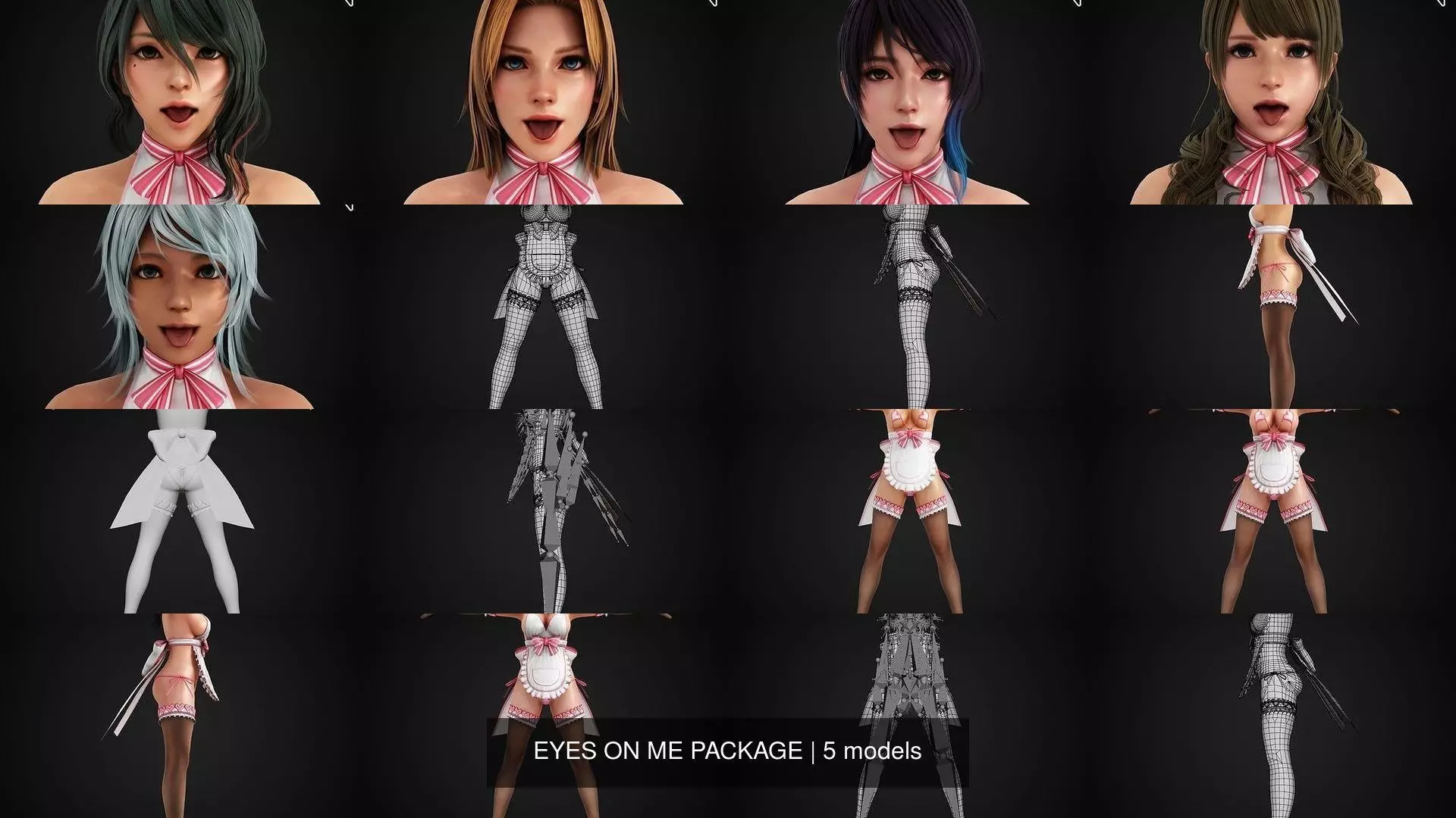 EYES ON ME PACKAGE 3D Model Collection_0