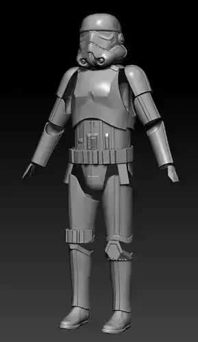 Stormtrooper One6 Scale Rogue One Style armor 3D Files 3D print model