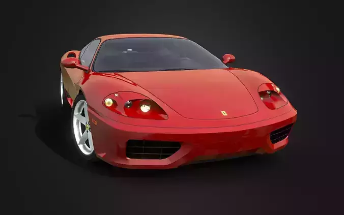 Ferrari 360 Modena Low-poly 3D model