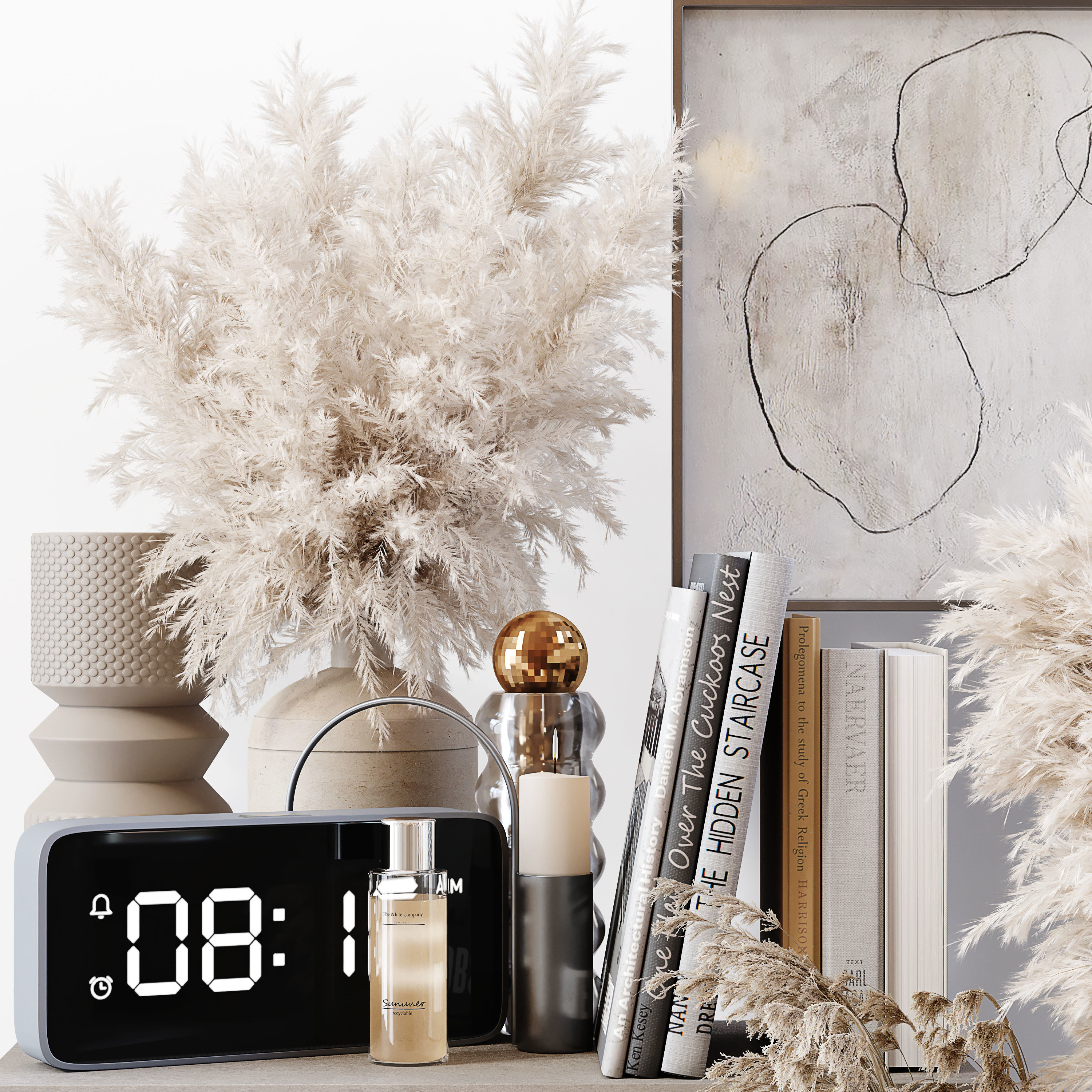 Decorative Set 176 Low-poly 3D model_3