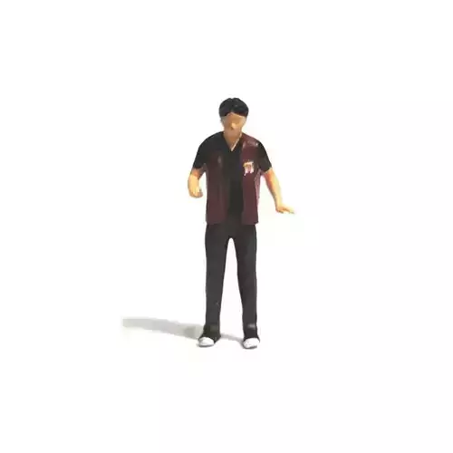 Figure Andi Kusuma Seven Eleven employee 1-64 scale 3D print model