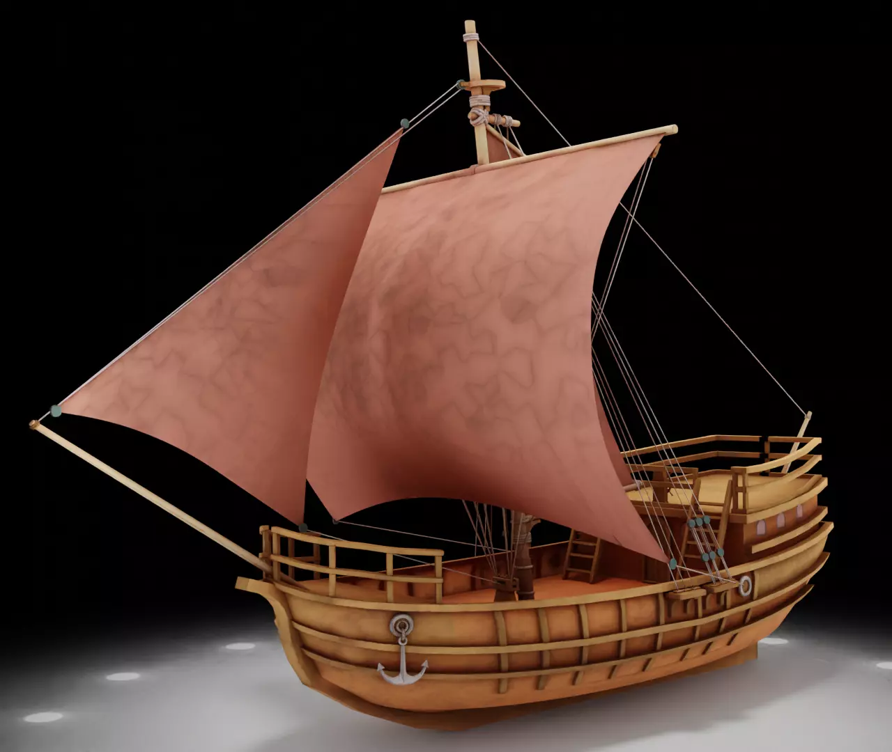 A Ship 3D model