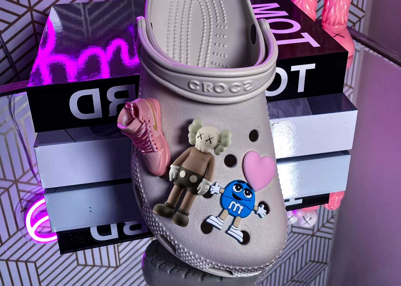 Kaws Jibbitz Charm Companion Textured Low-poly 3D model