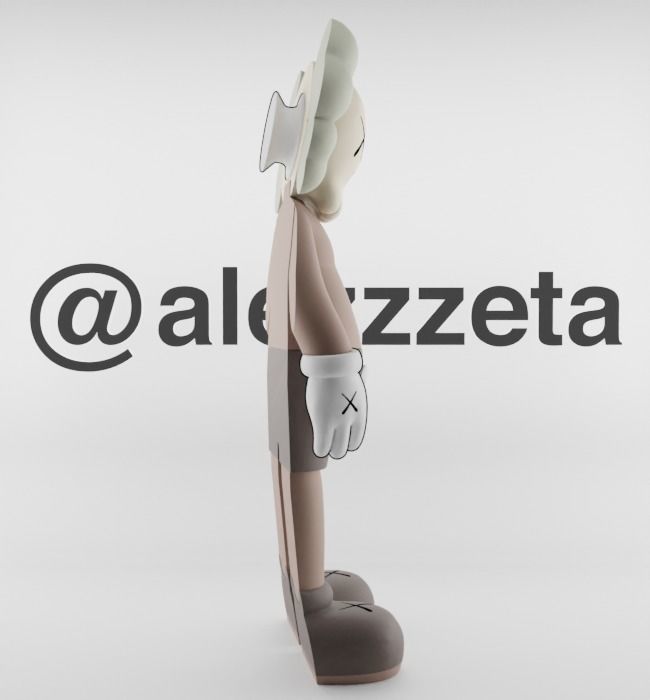 Kaws Jibbitz Charm Companion for Print 3D print model_27