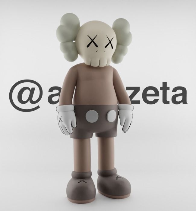 Kaws Jibbitz Charm Companion for Print 3D print model_35