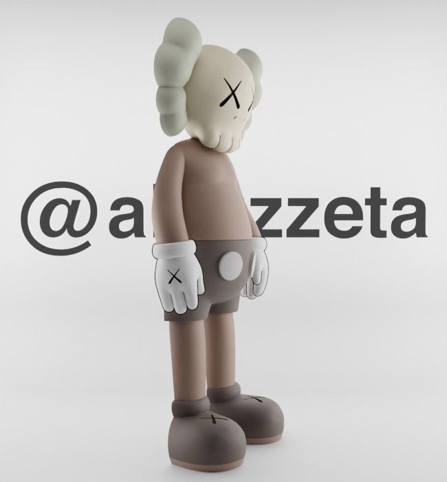 Kaws Jibbitz Charm Companion for Print 3D print model_31