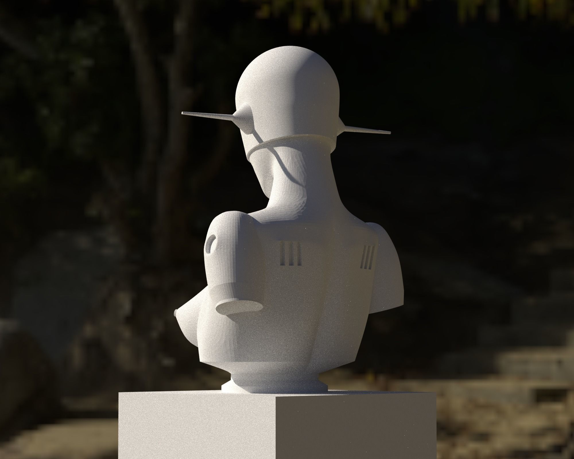 sexy robot 3D print model_5