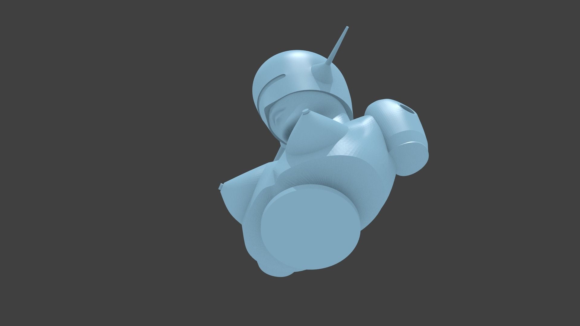 sexy robot 3D print model_9