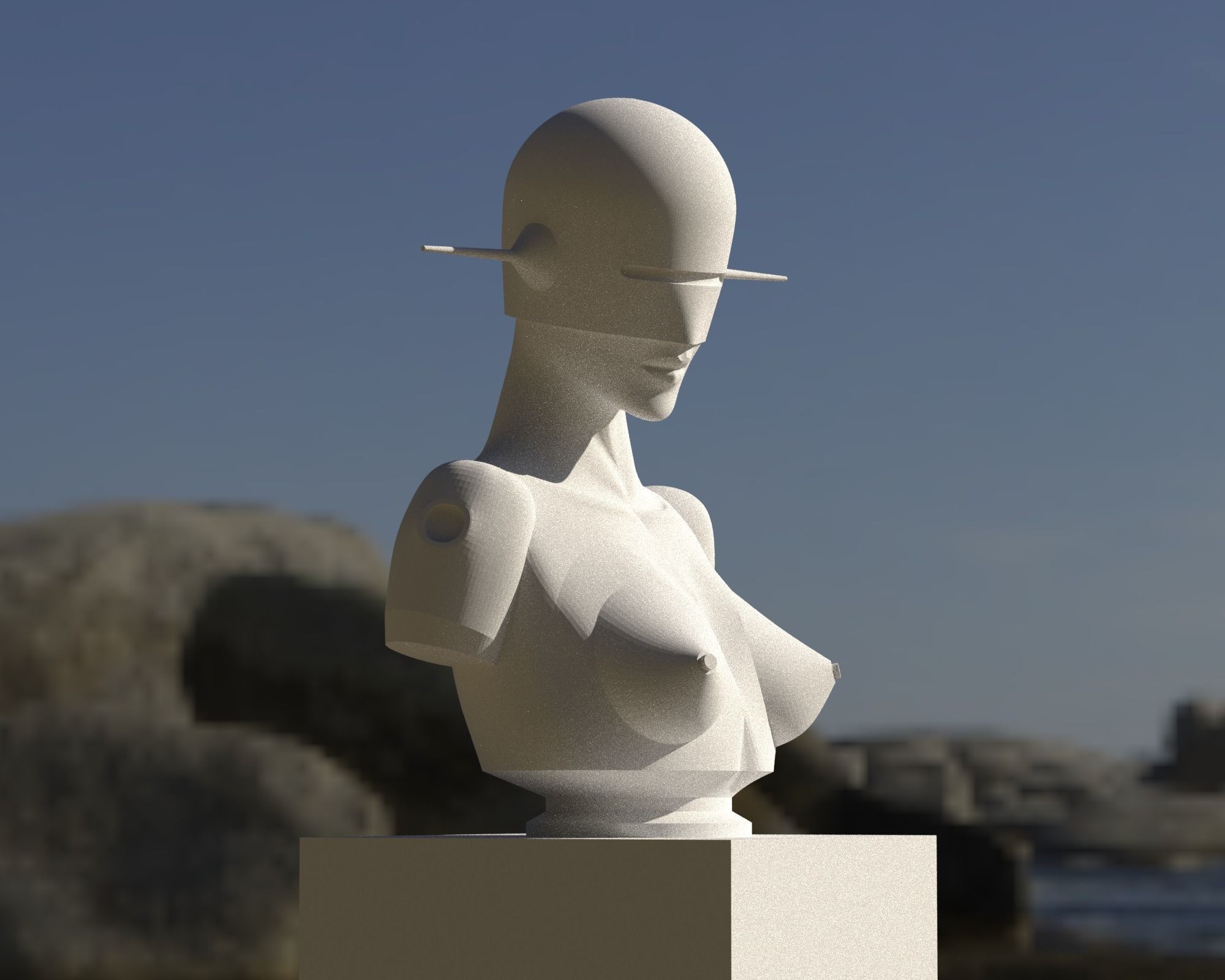 sexy robot 3D print model_4