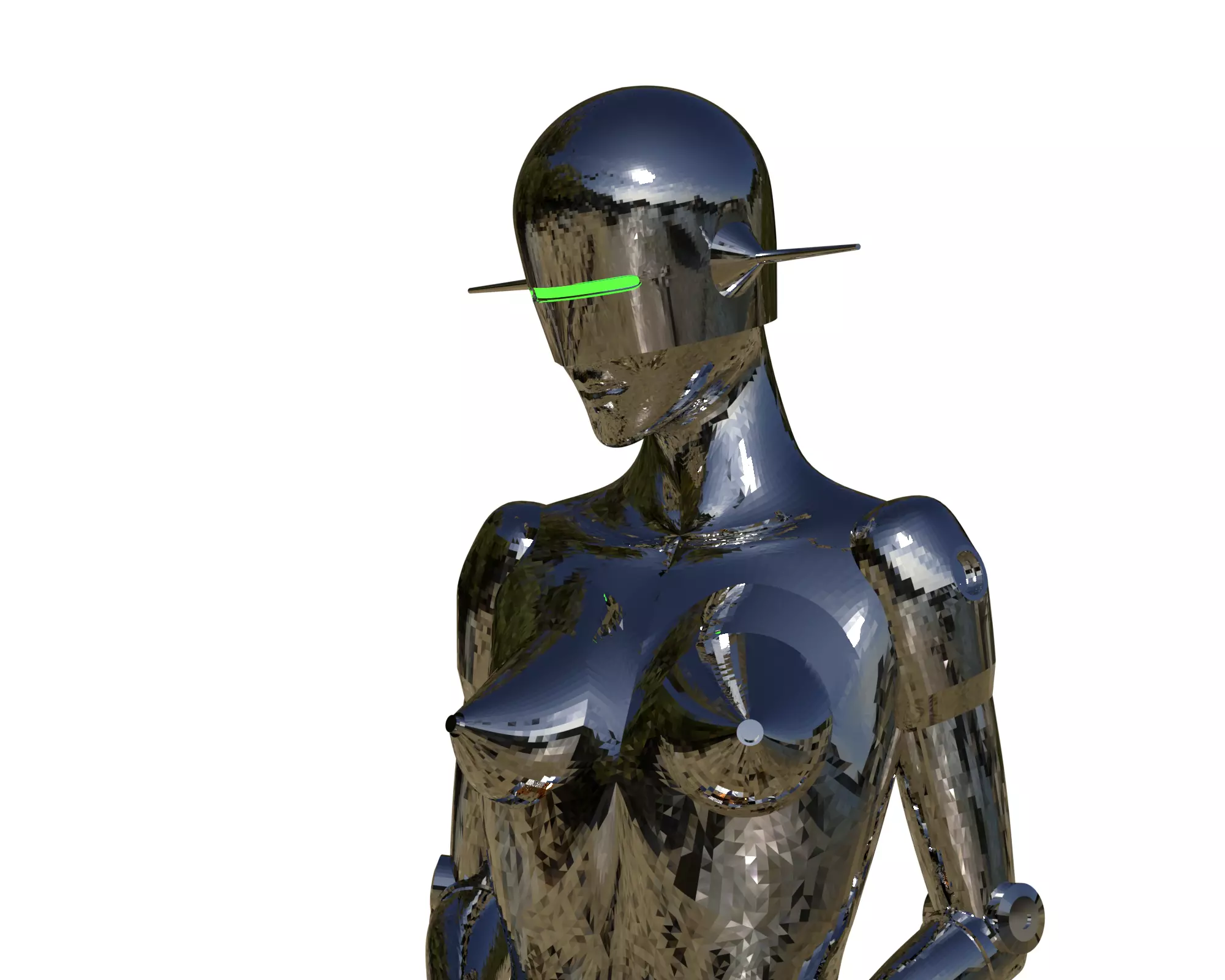 sexy robot 3D print model_0