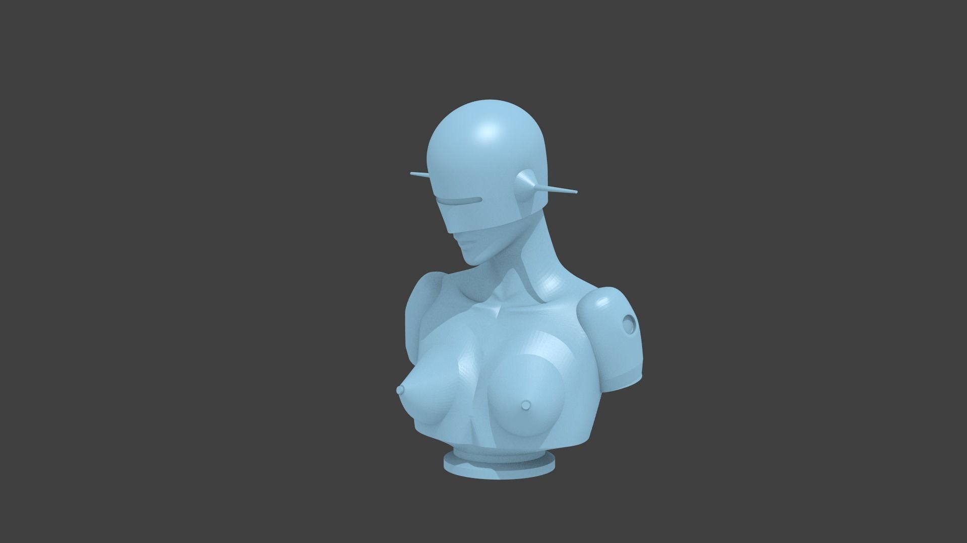 sexy robot 3D print model_8