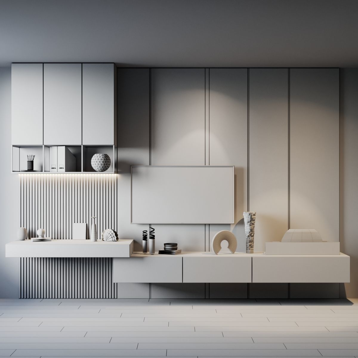 TV set 12 3D model_2