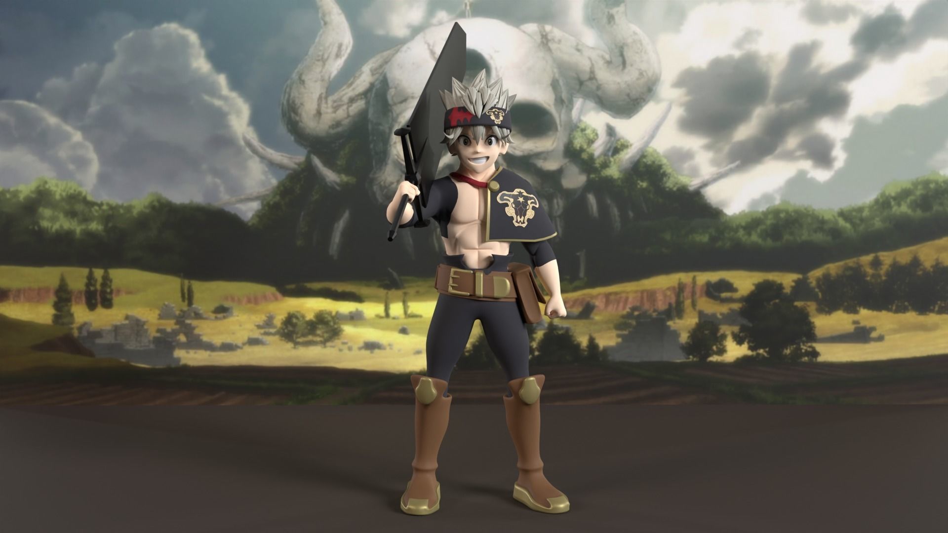 Asta - Black Clover 3D model_2