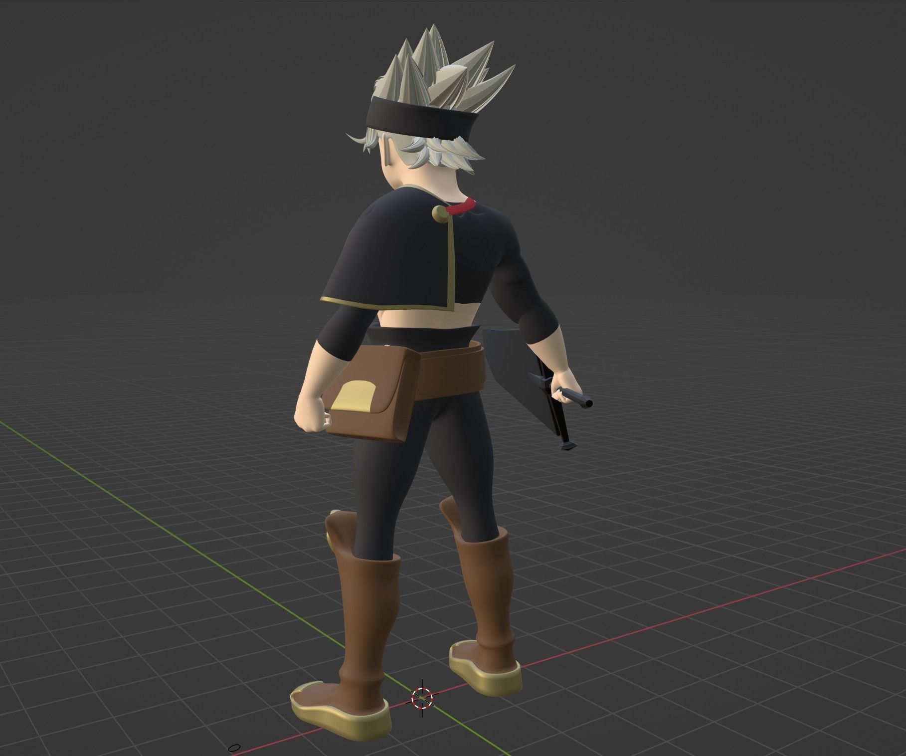 Asta - Black Clover 3D model_7