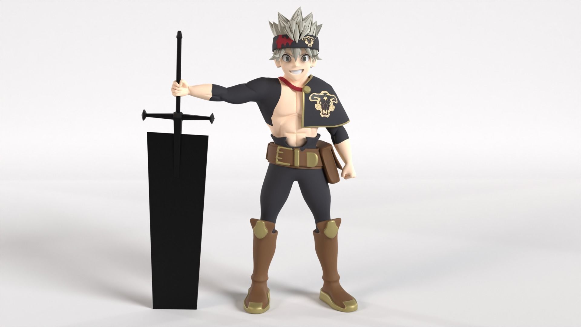 Asta - Black Clover 3D model_3