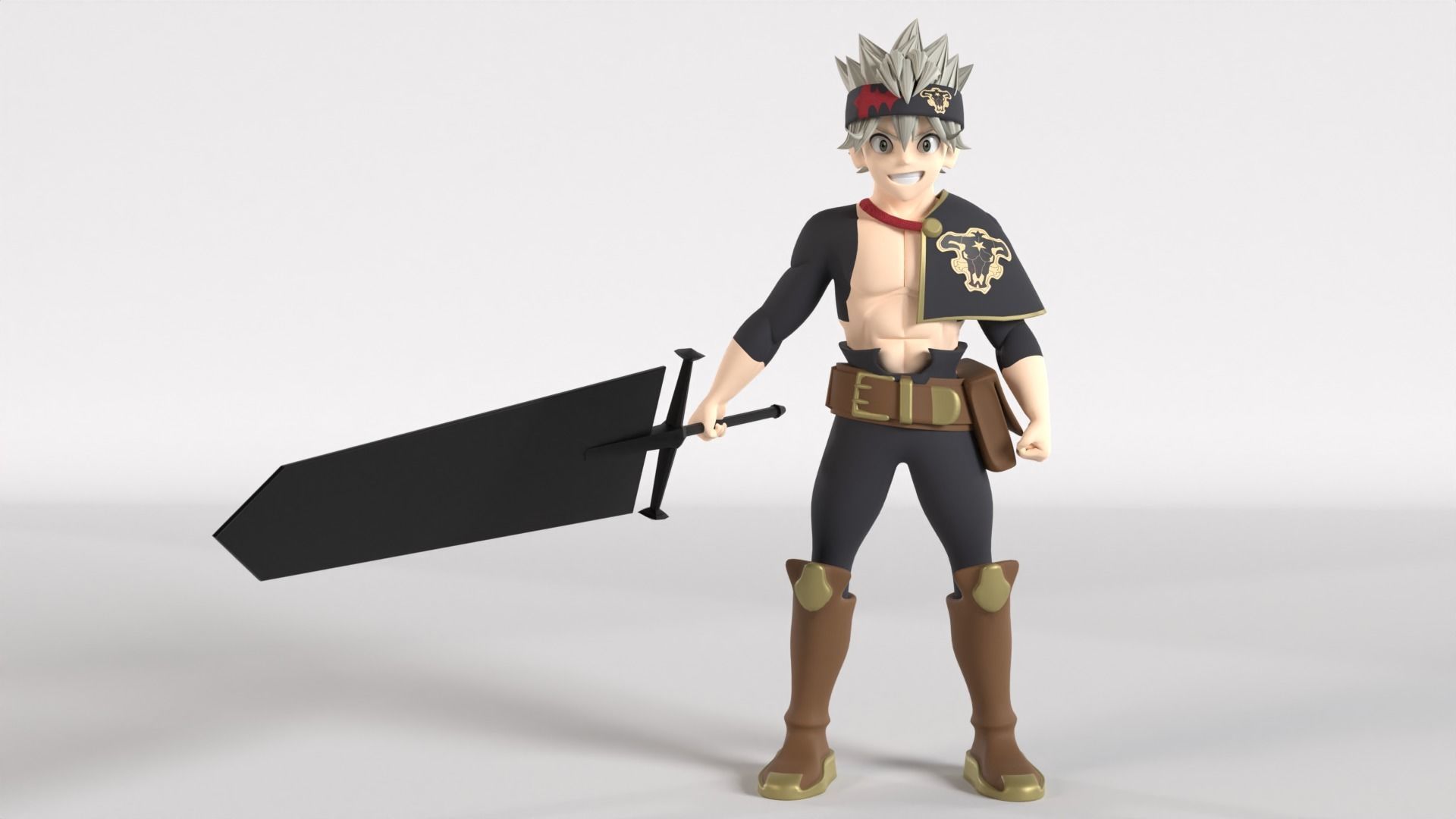 Asta - Black Clover 3D model_4