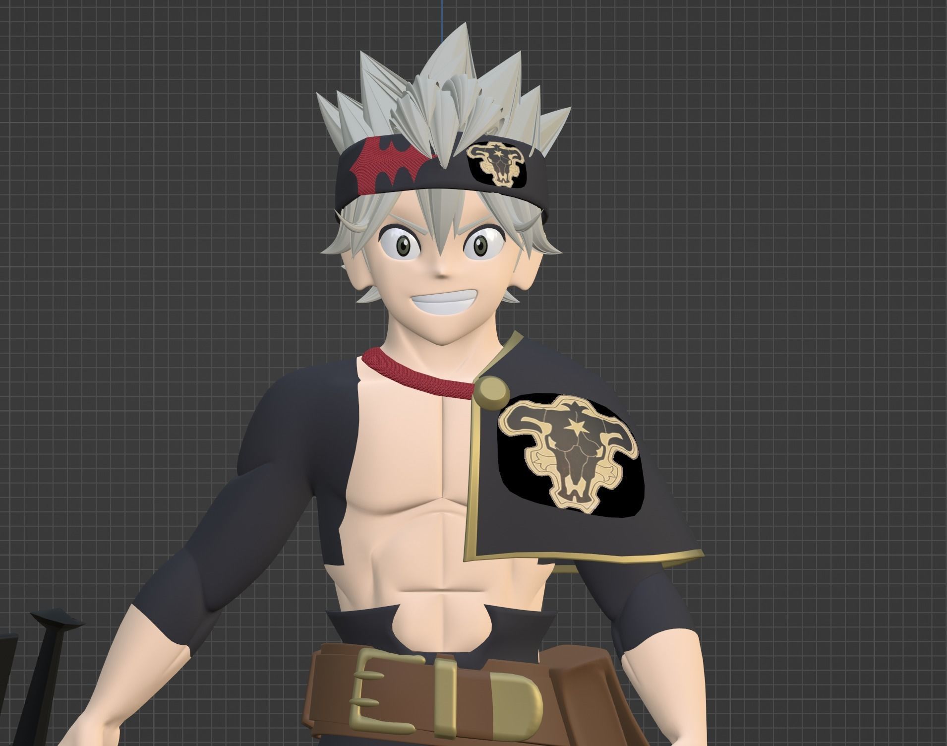Asta - Black Clover 3D model_9