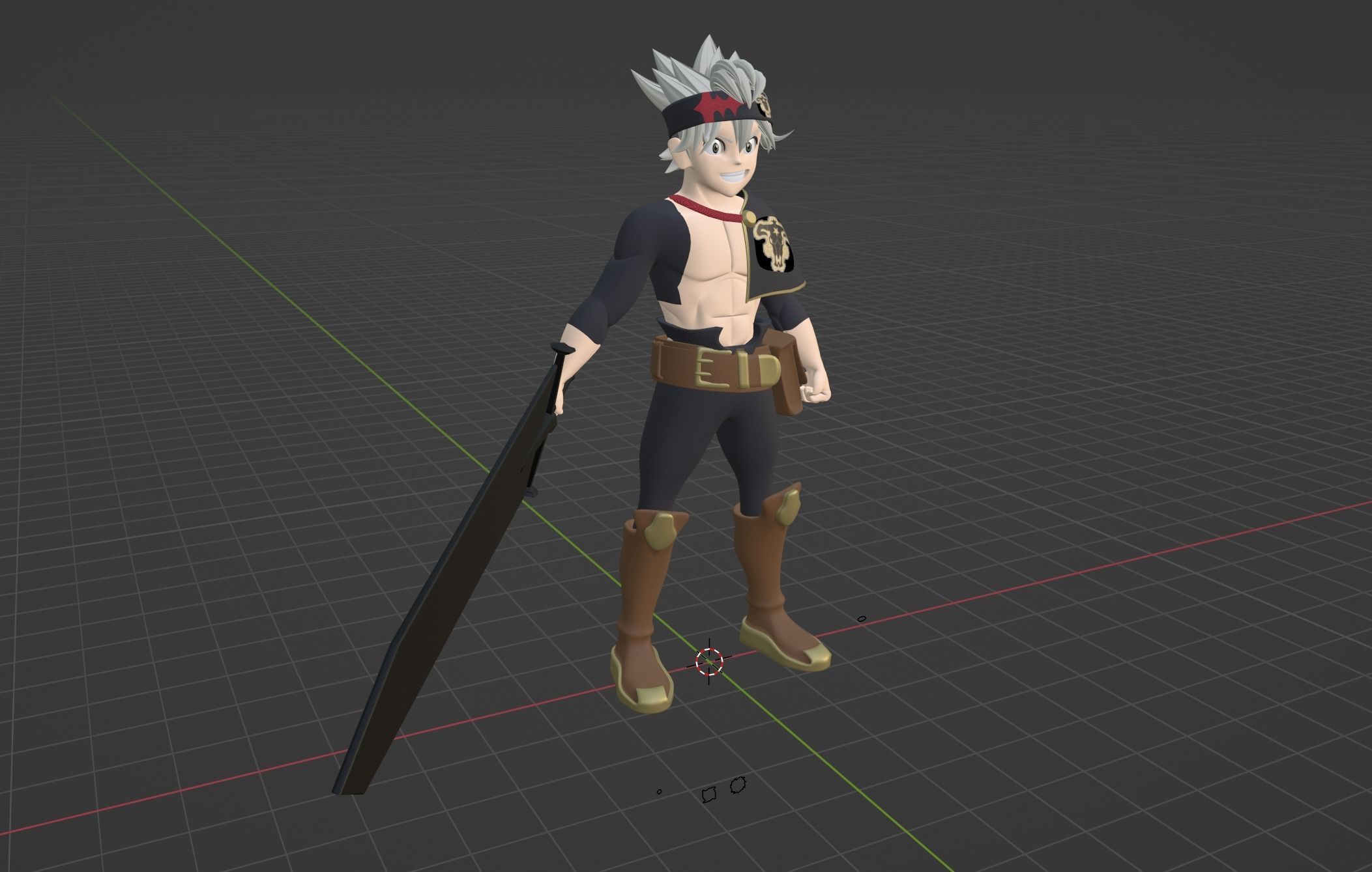 Asta - Black Clover 3D model_6