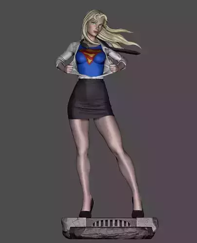 Supergirl 3D print model